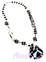 Single Row Resin Necklace - click here for large view